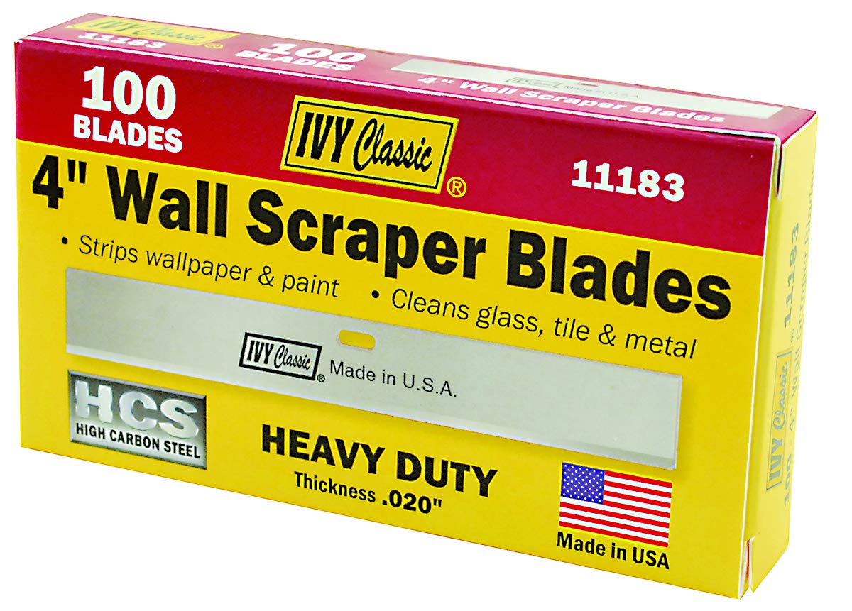 IVY Classic 11183 10.16 cm hojas raspadoras de pared, Estados Unidos, paquete de 100