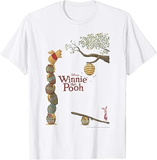 Disney Winnie The Pooh & Piglet Honey Pot Stack - Camiseta