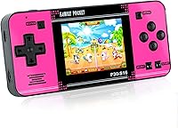 Vista 7 de Juego de mano para niños - 220 videojuegos retro precargados, reproductor de juegos portátil con batería recargable, pantalla LCD de 3.0", regalos