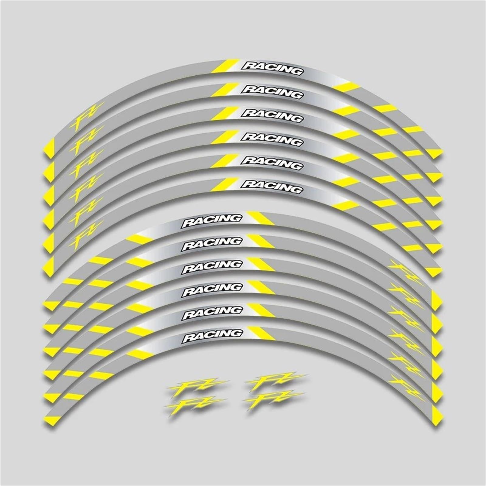 Stickers Motorcycle Wheel Stickers Reflective Decorative for FAZER FZ FZ1 FZ6 FZ07 FZ8 FZ09 FZ10 FZS1000(Style 17)