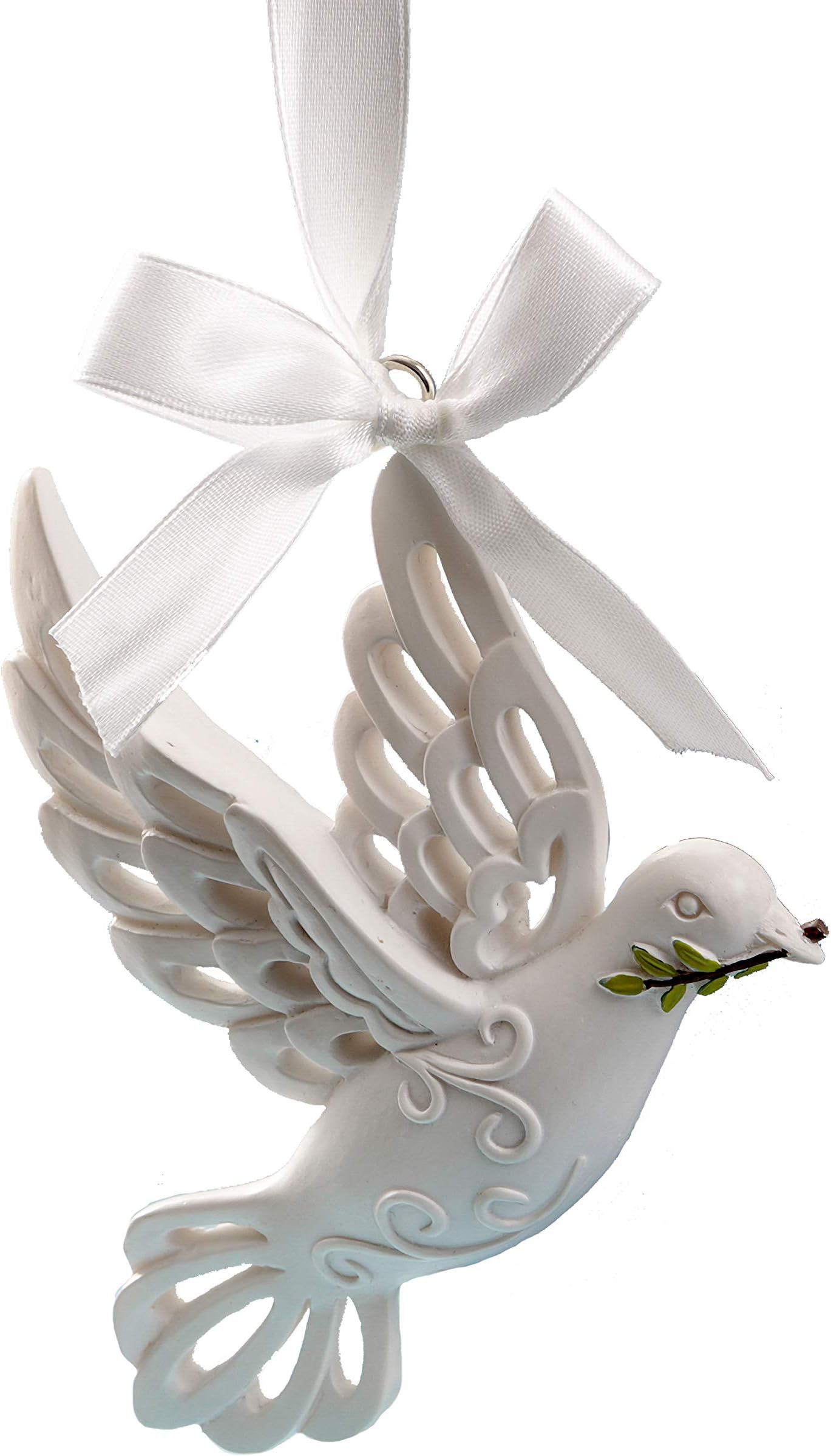 Fashion Craft 8887 Dove of Peace Hanging Ornament, White