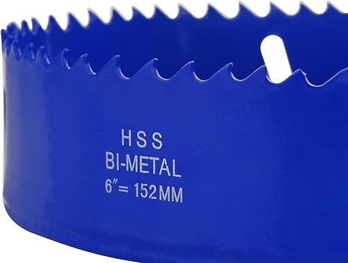 Miniatura 5 de Sierra de agujero de 6 pulgadas para hacer tableros de cornhole de 5.984 in, cortador de perforación de agujero de maíz de alta resistencia