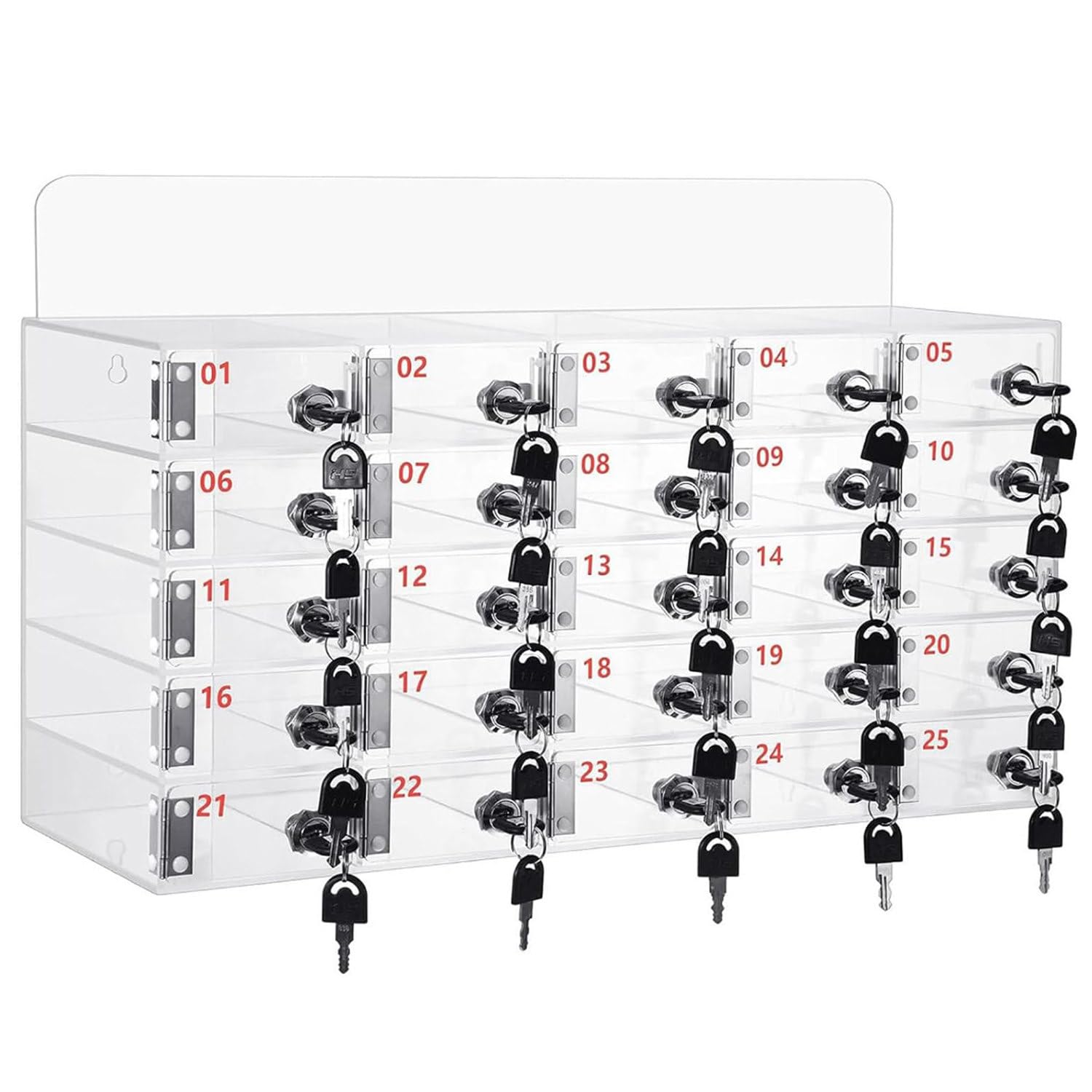 Caja De Seguridad Transparente Para Teléfonos Móviles Con Les Armario De Almacenamiento De Acrílico Para Teléfonos Móviles Caja De Seguridad Transparente Para Teléfono Montada En La Pared n