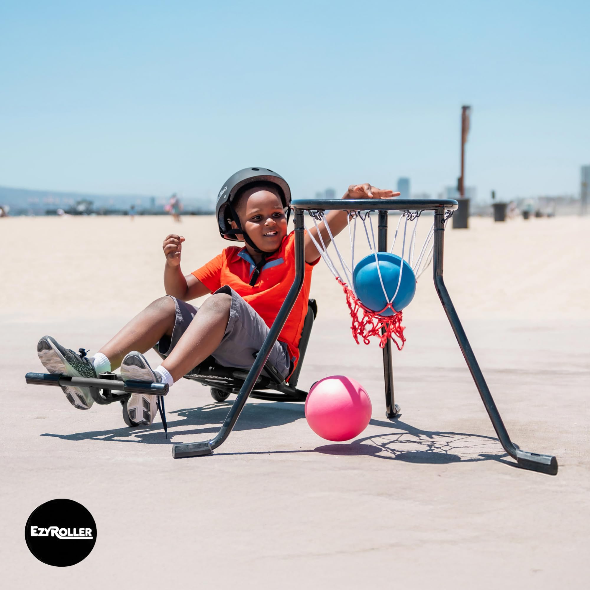 EzyRoller Patinete para niños (EZR1BL), Negro