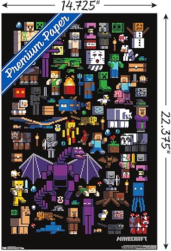 Miniatura 10 de Trends International póster de pared de Mobbery de Minecraft