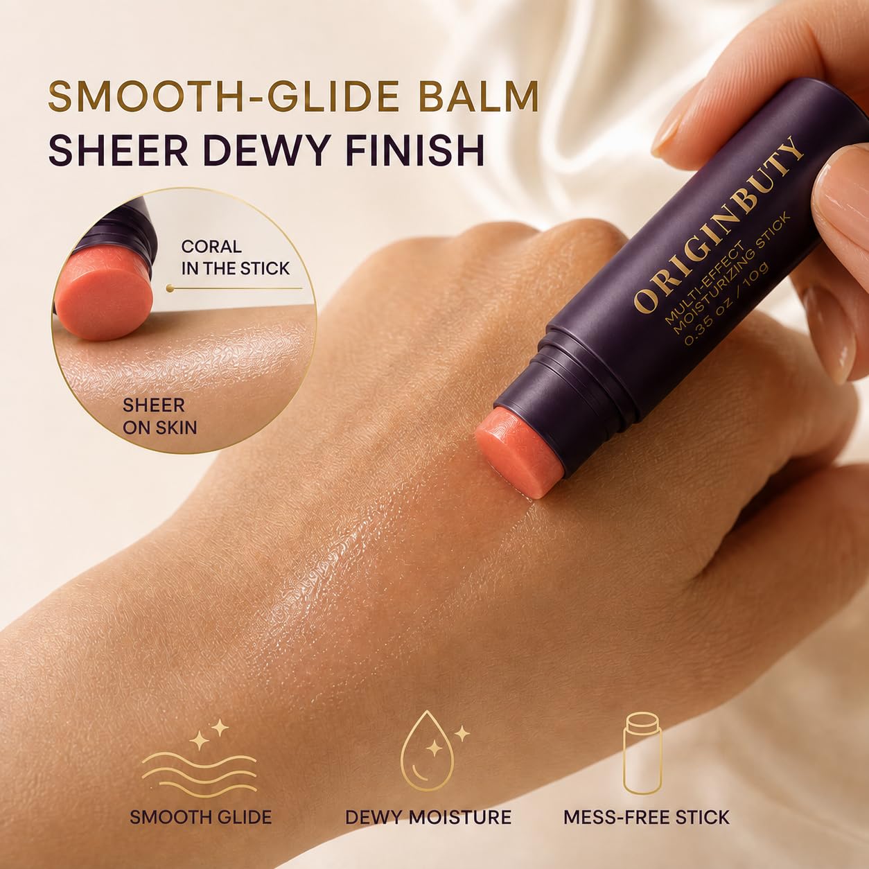 PDRN Pink Collagen Volume Multi Balm, PDRN Stick & Collagen Stick for Face, Collagen Plumping Balm and Under Eye Balm Stick for Korean Skin Care Routine, Dry Skin & Lips (Dry Skin)