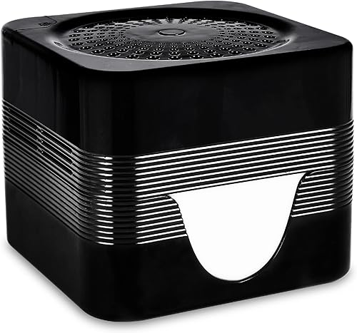 Miniatura 1 de Purificador de aire a base de agua, revitalizador de aire con red de filtro, aire fresco con luz nocturna LED de color cálido, pequeño filtro de