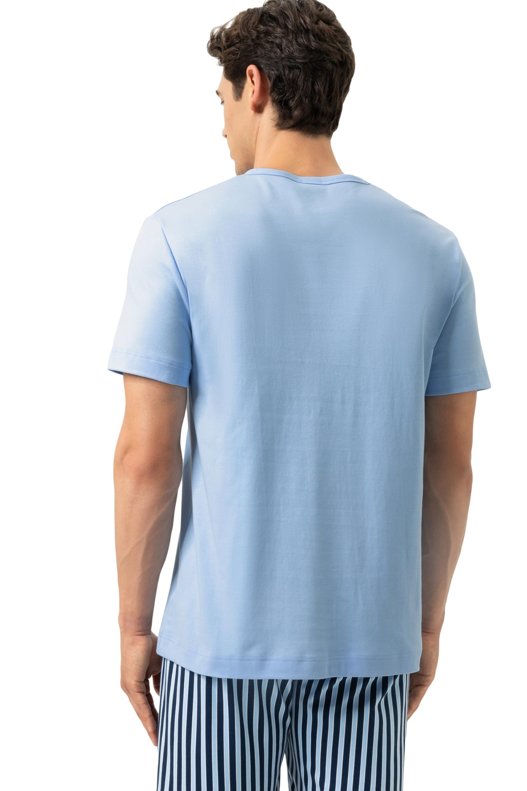 Mey Herren T-Shirt 100% Baumwolle Serie Solid Night