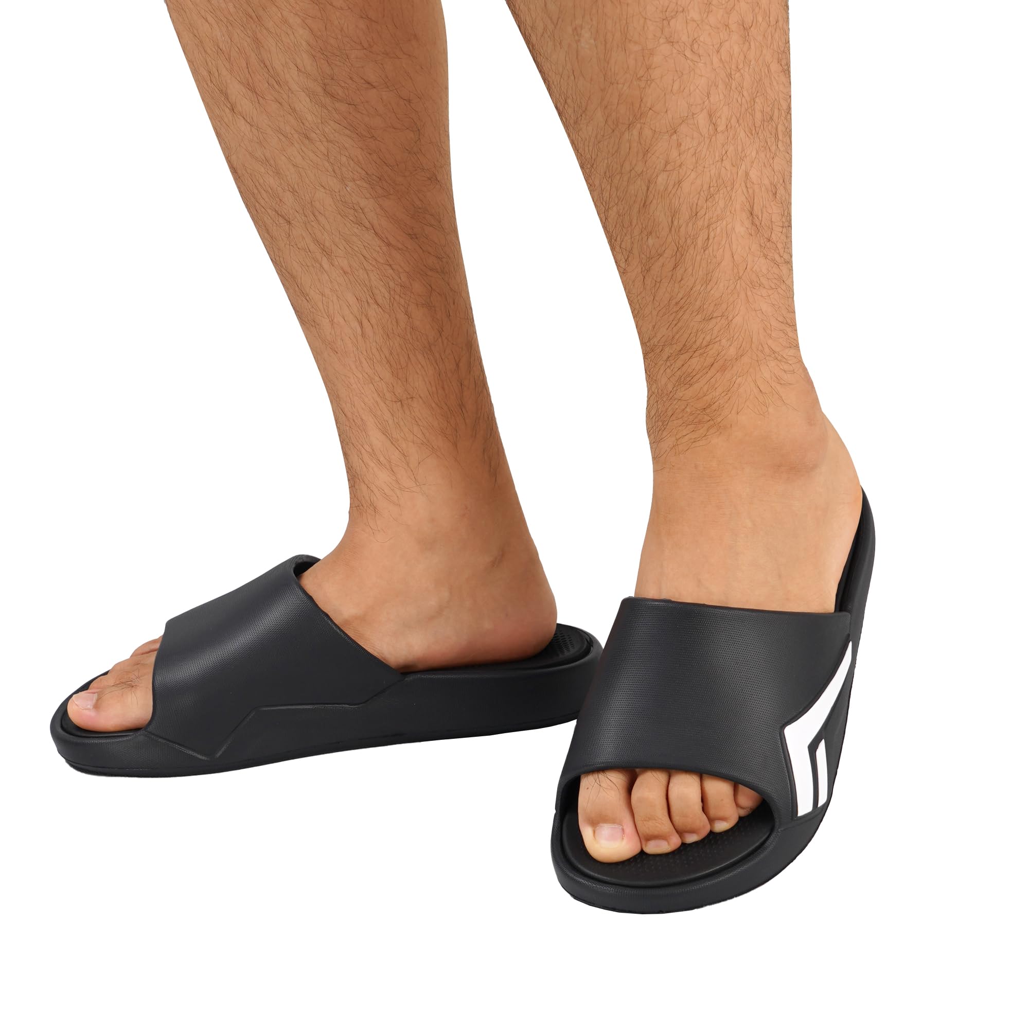 JOMIX Ciabatte Uomo Comode Ammortizzate Antiscivolo Sandali Uomo Estivi Leggeri EVA Ciabatte Piscina Mare Morbide Scarpe Casa Uomo
