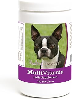 Healthy Breeds Boston Terrier Multivitamin Soft Chew for Dogs 180 Count