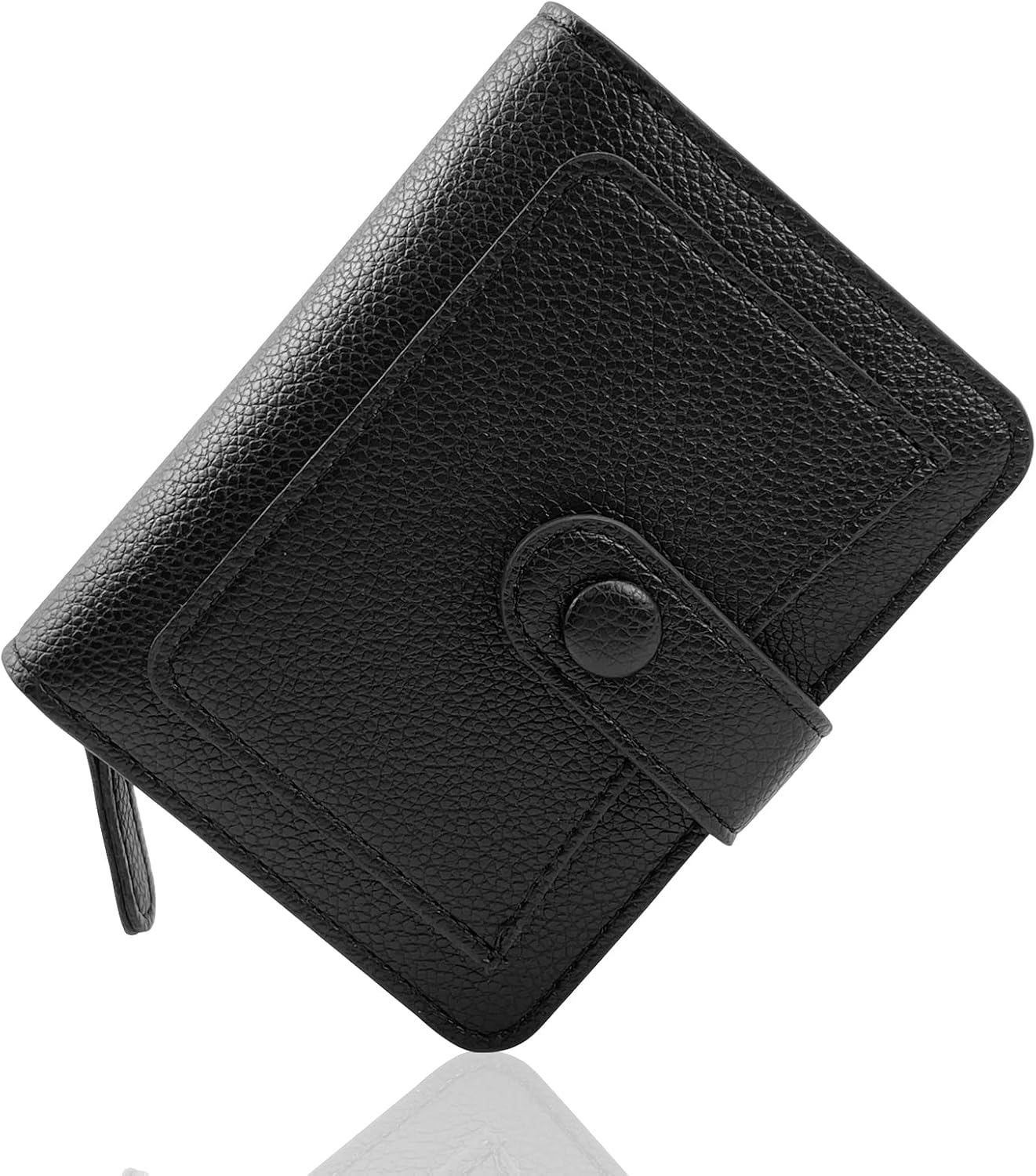 Eslcorri Small Wallet for Women, Leather Bifold Compact