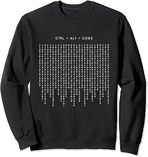 Ctrl + Alt + Code - Funny Minimalist Programmer Sweatshirt