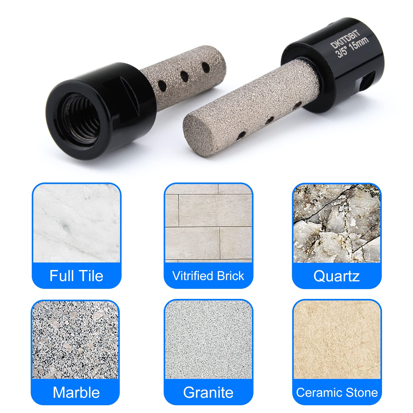 Tile Hole Enlargement Tool Diamond Coated Finger Bit 25mm - Tile ...