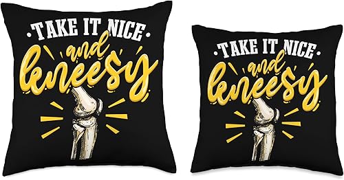 Miniatura 3 de Knee Surgery Gift Ideas Almohada de repuesto para recuperación de rodilla 18 x 18 pulgadas multicolor