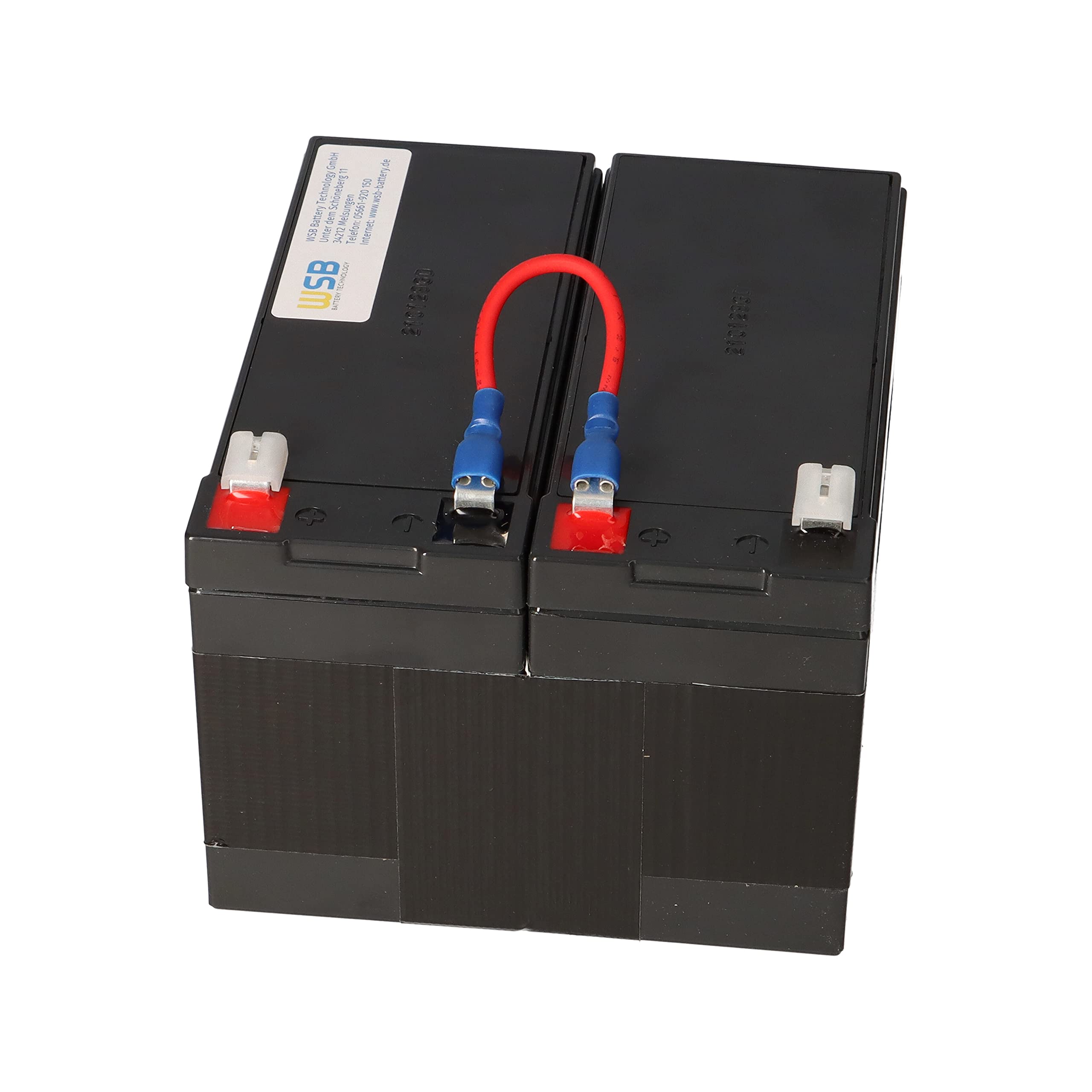 Akku Kompatibel APC Back UPS RS 1200 1500 Ersetzt RBC109 - Akku UPC - Langlebig - Wartungsfrei - Zuverlässig - Ersatzakku
