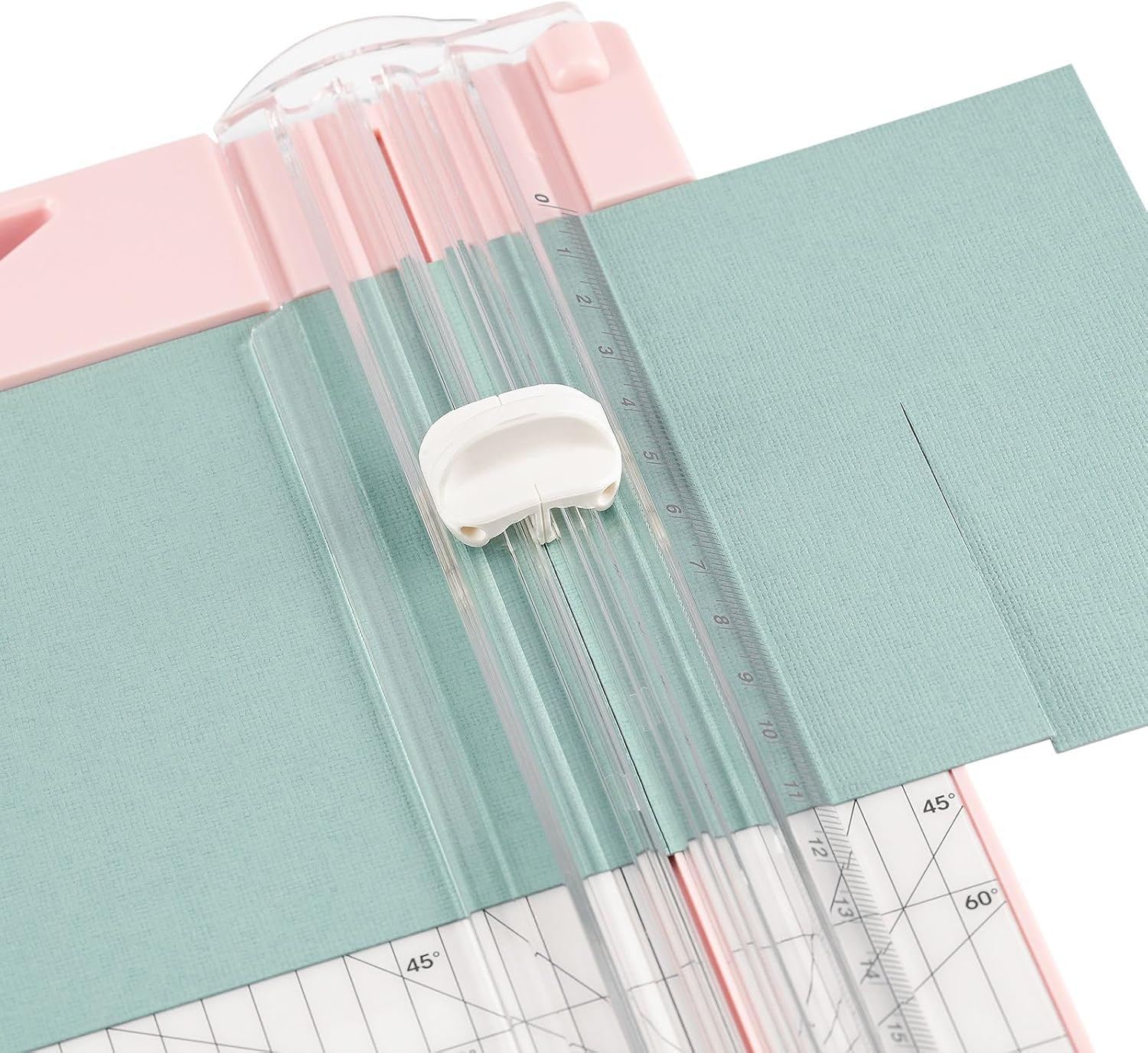 Vaessen Creative Trimmer and Scoring Board 6" for Scrapbooking, Cardmaking and Other Paper Crafts, Pink, 15,2 x 30,5 cm