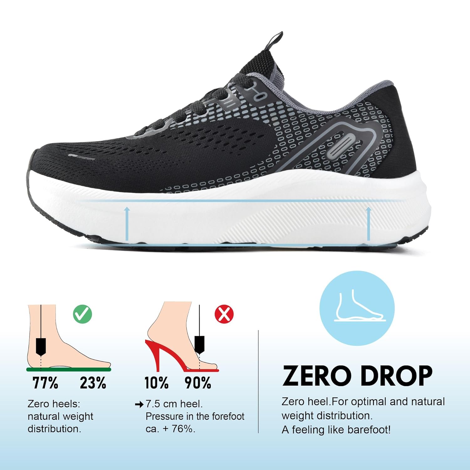JACKSHIBO Sapatos masculinos com bico largo, suporte de arco, tênis de largura larga para corrida, caminhada, tênis, ortopédico, fascite plantar, treino, com sola grossa… em promoção! Veja a oferta e mais achadinhos de Tênis 9 Hoje é o melhor dia para comprar JACKSHIBO Sapatos masculinos com bico largo, suporte de arco, tênis de largura larga para corrida, caminhada, tênis, ortopédico, fascite plantar, treino, com sola grossa… com aquele preço maroto! Promoção! Aproveite a oferta! 9