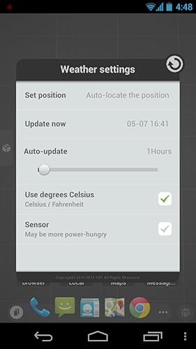TSF Weather Widget