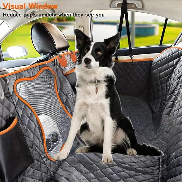 Foto 2 de 7 de QWTYAFDD Funda Coche Perro Asiento Trasero,para Toyota Yaris/Yaris Cross 2020-2023 2024 Resistente…