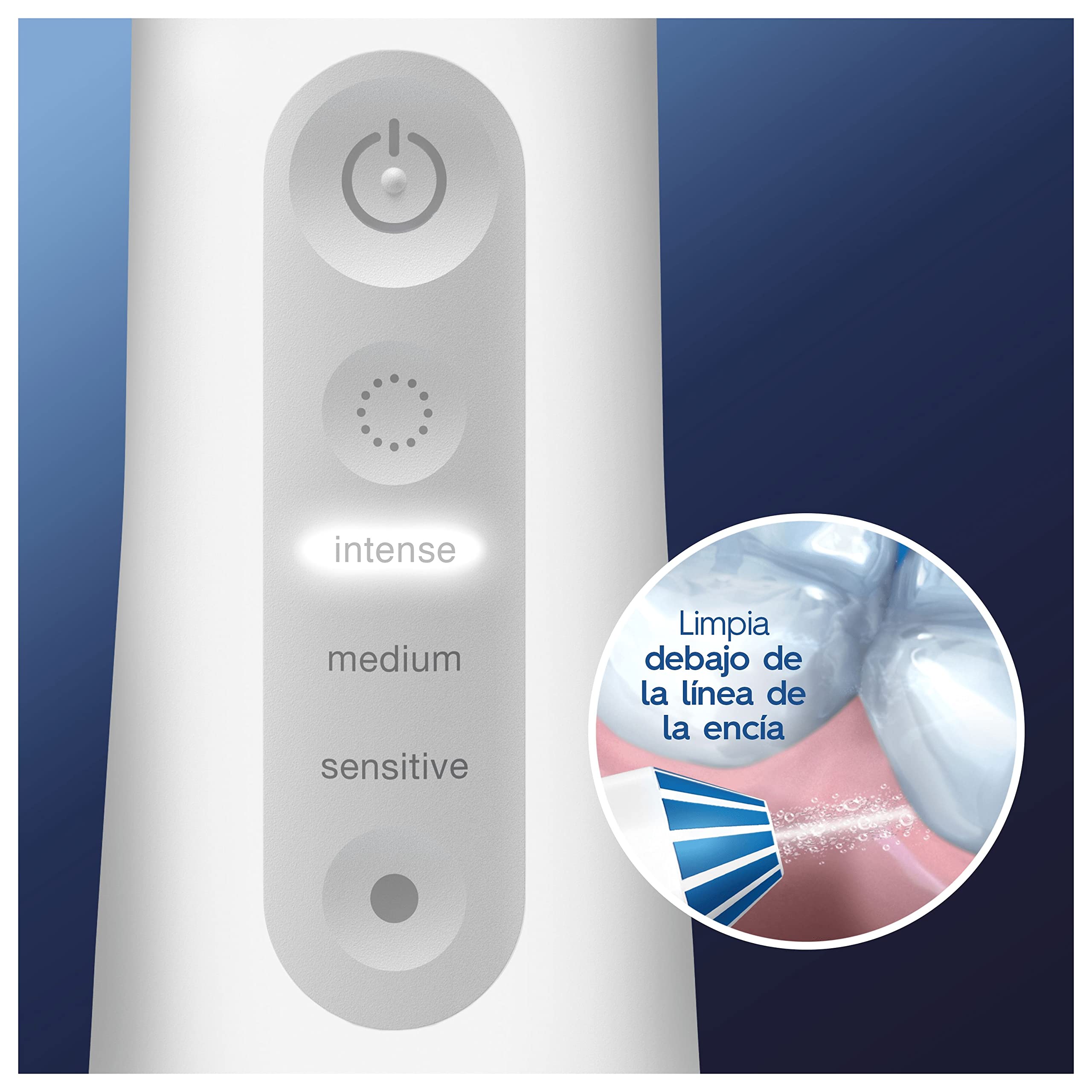 Oral-B Aquacare Pro-Expert Irrigador Dental Inalámbrico Con Tecnología Oxyjet - Blanco