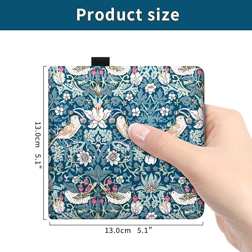 Miniatura 2 de E-WEICHEN 5x5 Cuadernos de acuarela de tela portátiles hechos a mano con tapa dura de tela cosida para viajes Papel para acuarela de 140LB/300gsm 20