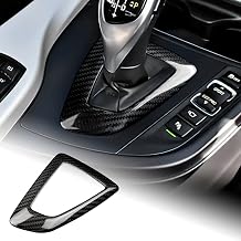 AIRSPEED F20 F21 F22 F23 F30 F34 F35 F32 F33 F36 Exclusive Accessories Real Carbon Fiber Car Gear Shift Knob Headcover Interior Parts Decorative Frame Stylish Custom Dress-Up Double-Sided Tape