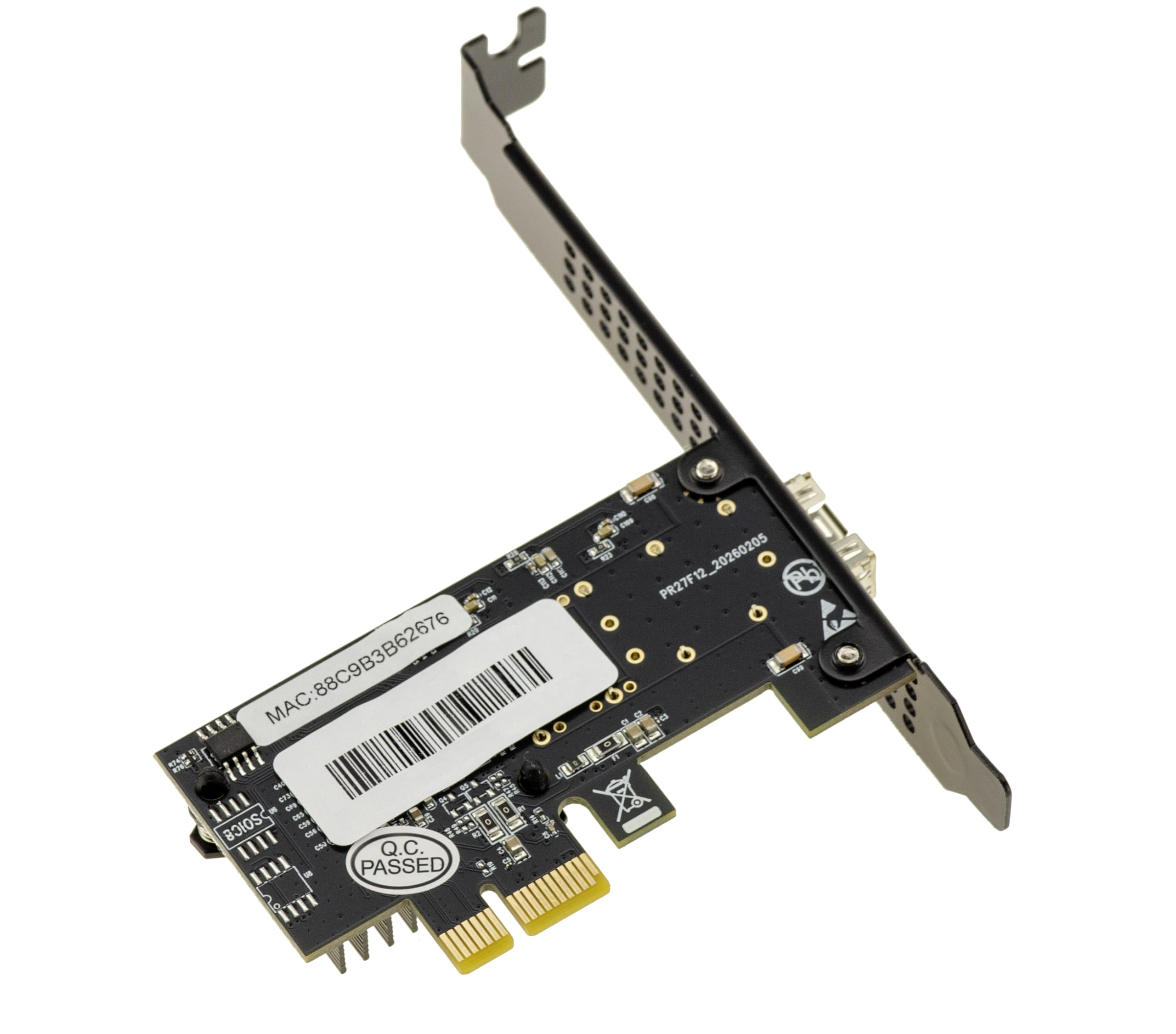 KALEA-INFORMATIQUE Scheda PCIe Gen4 x1 SFP+ 10G Realtek RTL8127 | PCIe Gen4 x1, chipset Realtek RTL8127 a basso consumo e raffreddamento passivo.