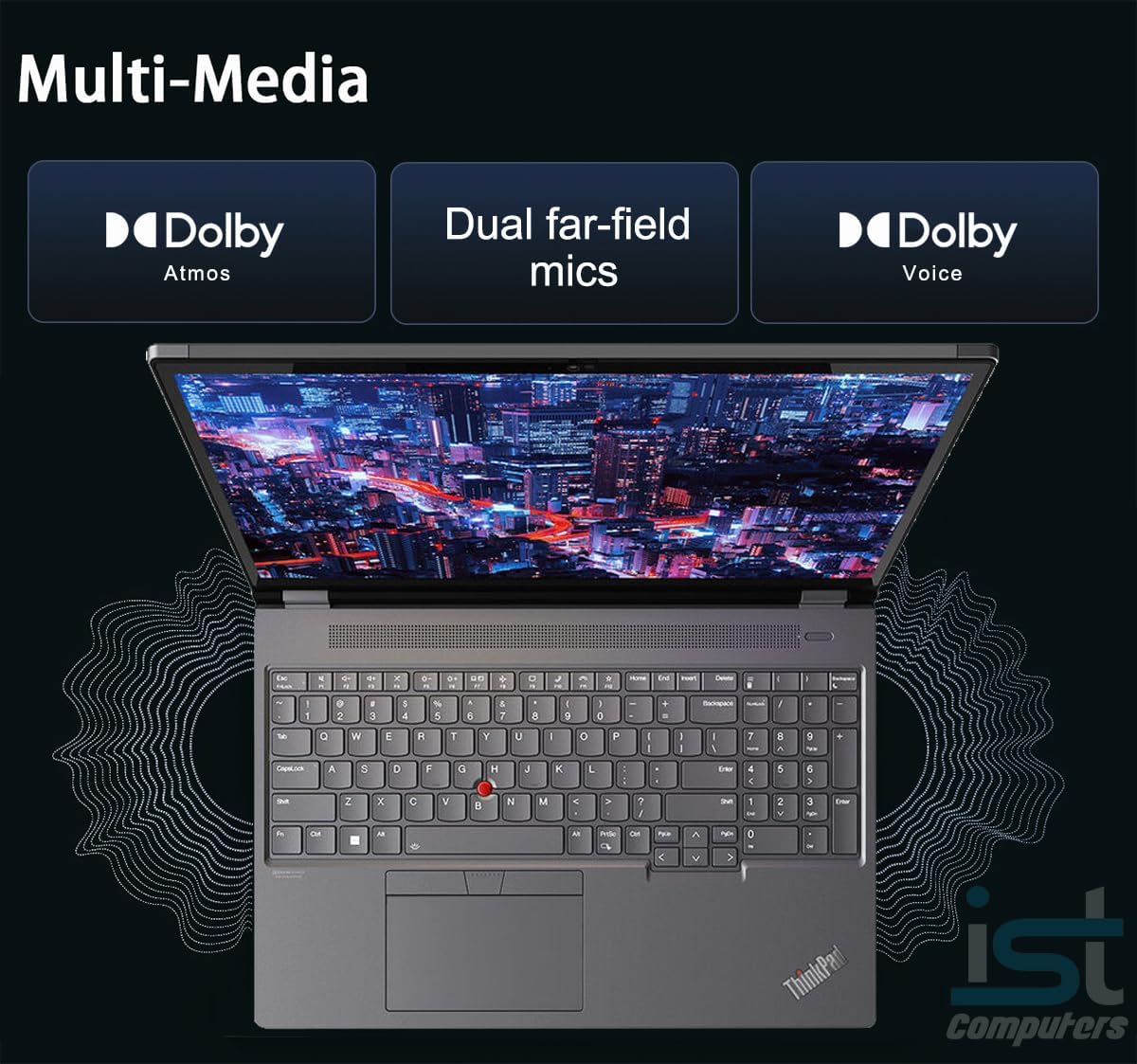 Lenovo ThinkPad P16 Mobile Workstation Laptop (16" 4K UHD+, NVIDIA RTX 3500 Ada 12GB, Intel Core i7-14700HX, 32GB DDR5, 1TB SSD) for Engineer, Designer, Architect, Fingerprint, IST Hub, Win 11 Pro