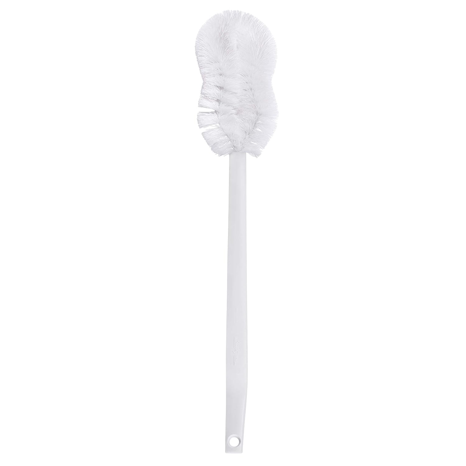 Stanley Home Products Luxury Bath Brush - Long Handled Back Scrubber w/Medium Stiff Curved Bristles For Shower - Skin Cleaning & Massage