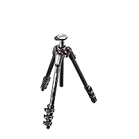 Manfrotto Treppiede 055XPRO a 4 Sezioni in Fibra di Carbonio, Treppiede Fotocamera
