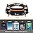 Number-one Running Belt with Water Bottles(2 x 175ML), Hydration Belt Waterproof Waist Pack Bag Fits iPhones Adjustable Sports Waist Pouch for Marathon Running Hiking Cycling,Orange