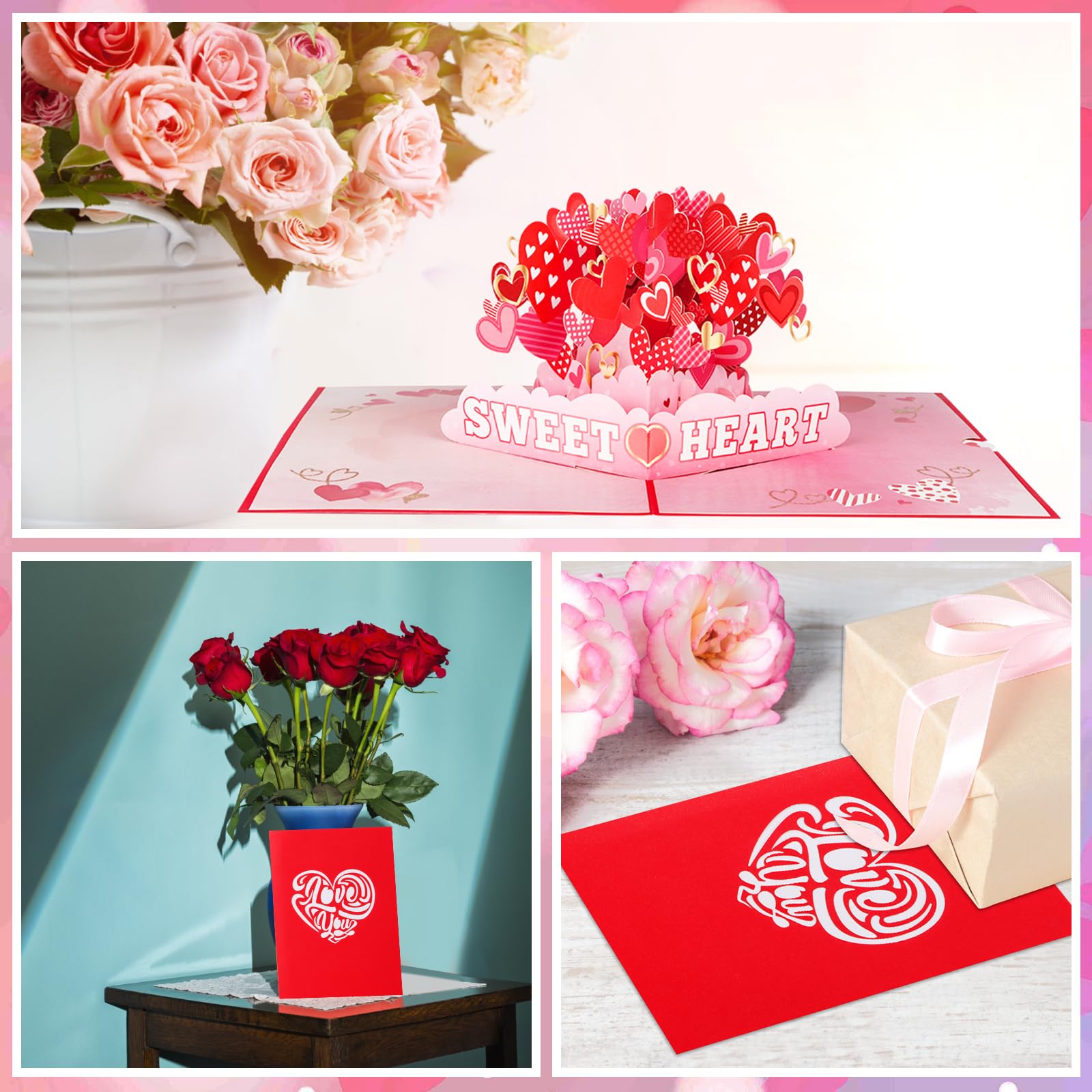 Une Carte D'anniversaire 3D Pop-up Unique Avec Enveloppe Et Note