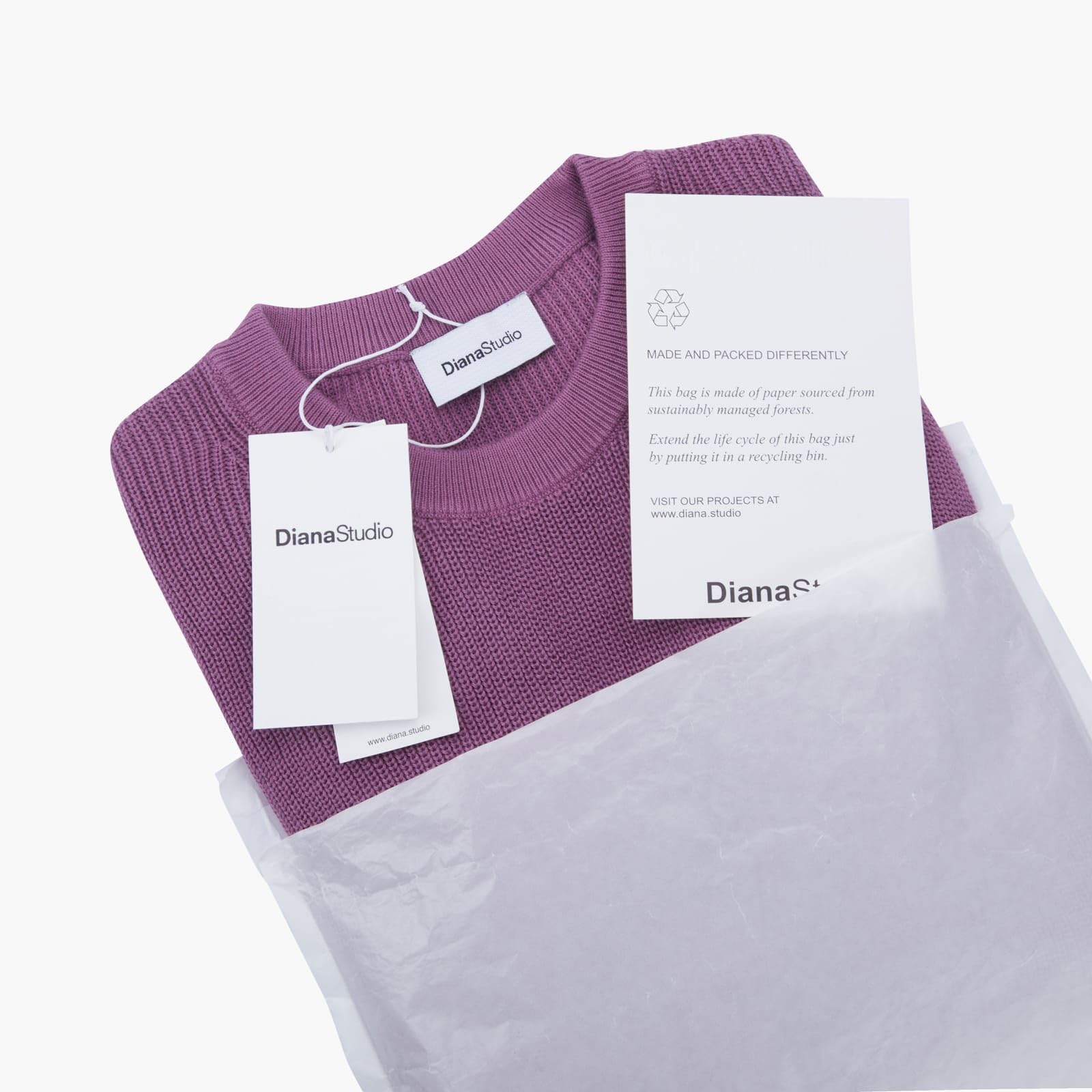Diana Studio, Girocollo in Maglia - Uomo, 100% Cotone, Maniche Lunghe, Regular Fit
