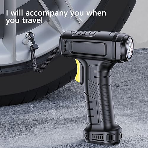 Miniatura 8 de crgrtght Inflador de neumáticos de 150 Psi portátil A-Ir Compresor A-Ir Bomba para neumáticos de automóvil, bomba de neumáticos automática de 12 V