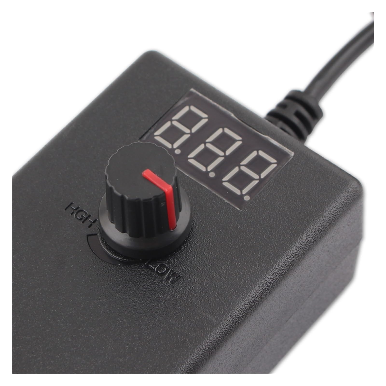 Adaptateur Secteur réglable AC à DC 3V-12V 3V-24V 9V-24V avec écran d'affichage d'alimentation Universel 12V 1A 2A Adaptateur de Chargeur de Commutation(with DC Female Male,US_3V-24V 1A)