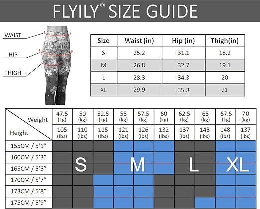 Amazon Com Flyily 高腰瑜珈內搭褲收腹健身褲 運動和戶外活動