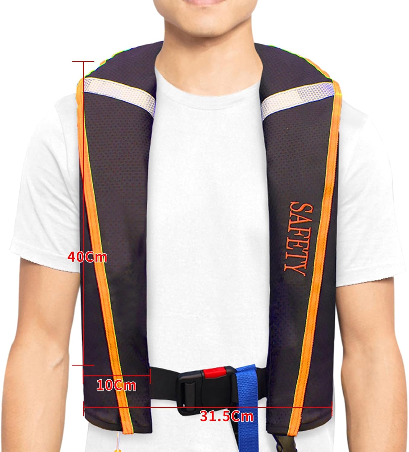 Automatic Inflatable Life Jacket|Life Vest for Adults|PFD Low Profile|Supports up to 330 lbs