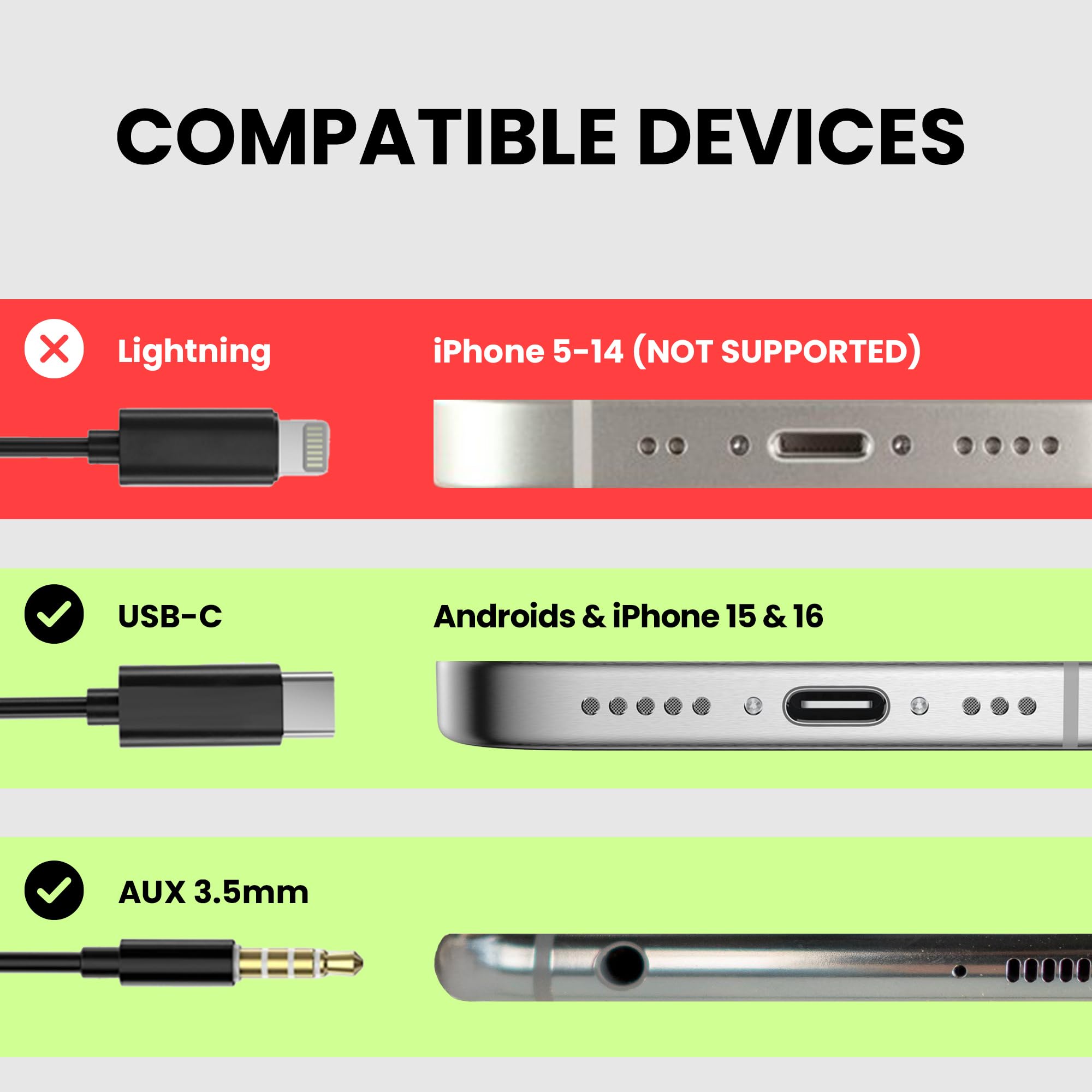 Avantree Slumber Mini – Altoparlante Da Cuscino Con Cavo Per Dormire, Audio Notturno Morbido, Senza Ricarica, Controllo Volume In Linea, USB-C E AUX, Cuffie Per Podcast E Audiolibri