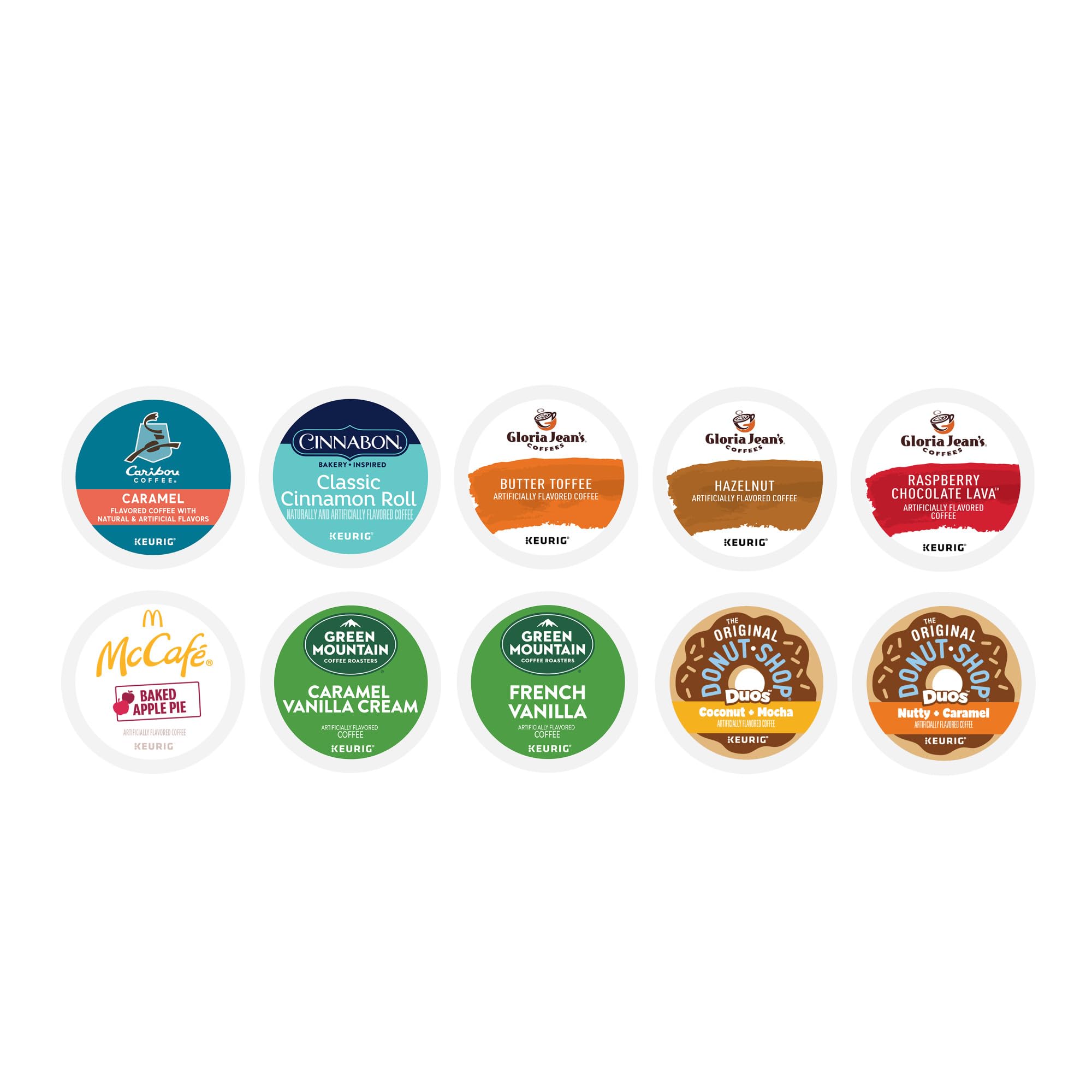 Keurig Flavored Coffee Variety Pack Keurig Single Serve K-Cup Pods 40ct — view 3