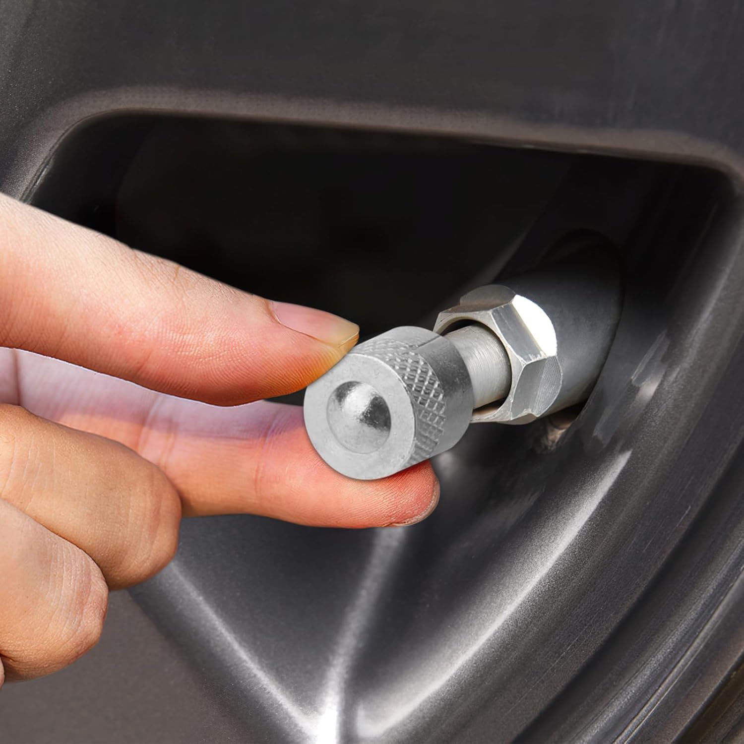 8 pezzi di valvole per auto in acciaio inossidabile da 11,3 mm - Valvola per pneumatici antideflagrante e ermetica, inserto valvola antiruggine e resistente alla corrosione, valvole per auto, SUV