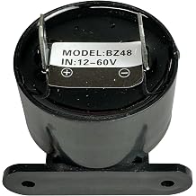 Huskey Parts Company Golf Cart Reverse Buzzer/Beeper 12V-48V Compatible with Club Car, EZGO, Yamaha, Bad Boy...