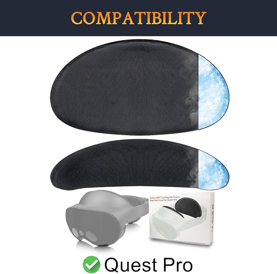 Amazon | SOULWIT 額+後頭部 クッション セット Quest Pro VR 用 Amazon | SOULWIT 額+後頭部 クッション セット Quest Pro VR 用