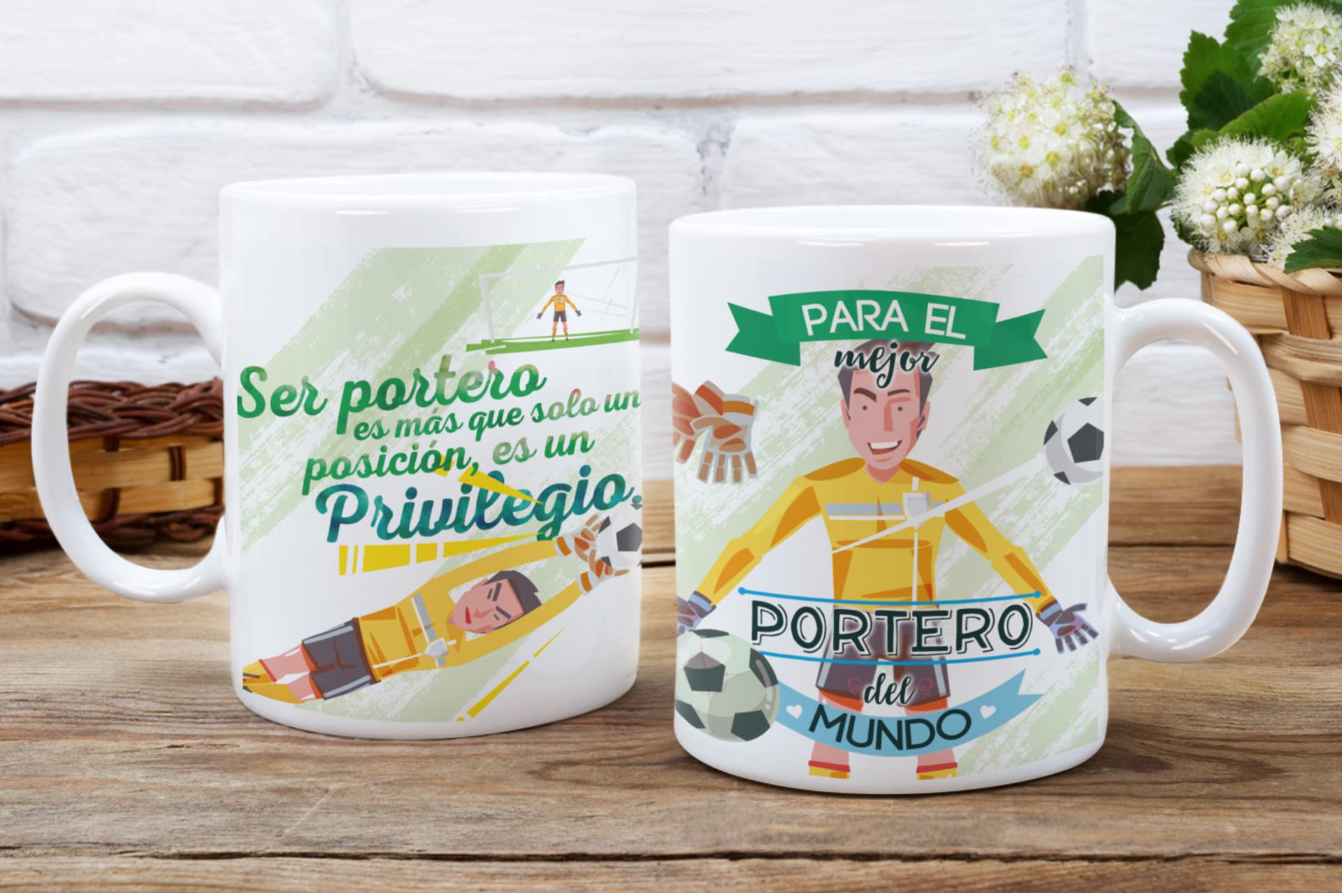 Taza Para El Mejor Portero de Mundo