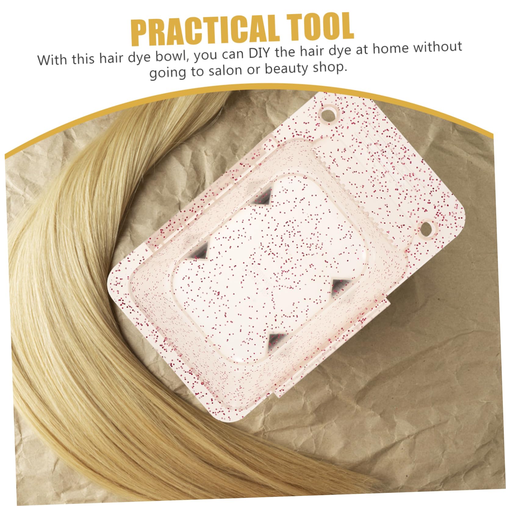 FOMIYES Hair Dye Mixing Bowl Set Pink Spa Diy Bowl Mask Mixing Bowl for Hair Face Care