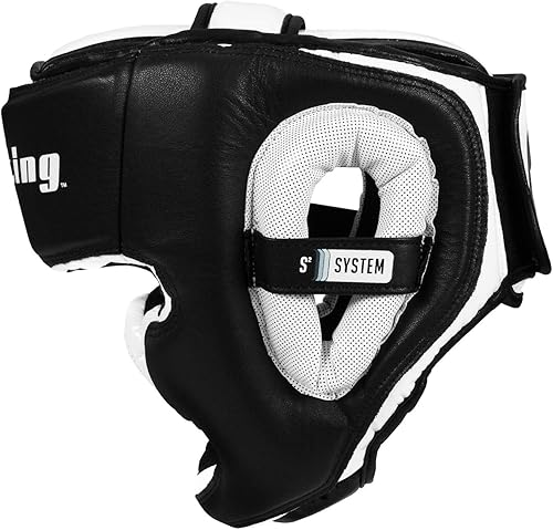 Miniatura 3 de Fighting Sports S2 Gel Full Training Headgear, Negro/Blanco, Regular