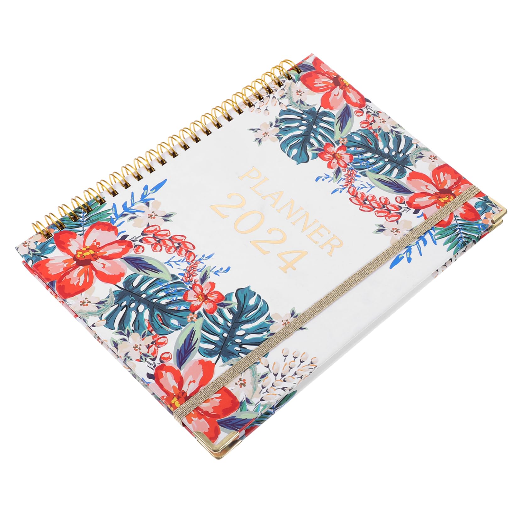 4 Stück Englischer Notizblock Wohnaccessoire praktischer Tagesplaner Tagesplaner-Notizbuch write board kreatives schreiben Haushaltsplaner Organizer Büro akademischer Planer Papier SHINEOFI