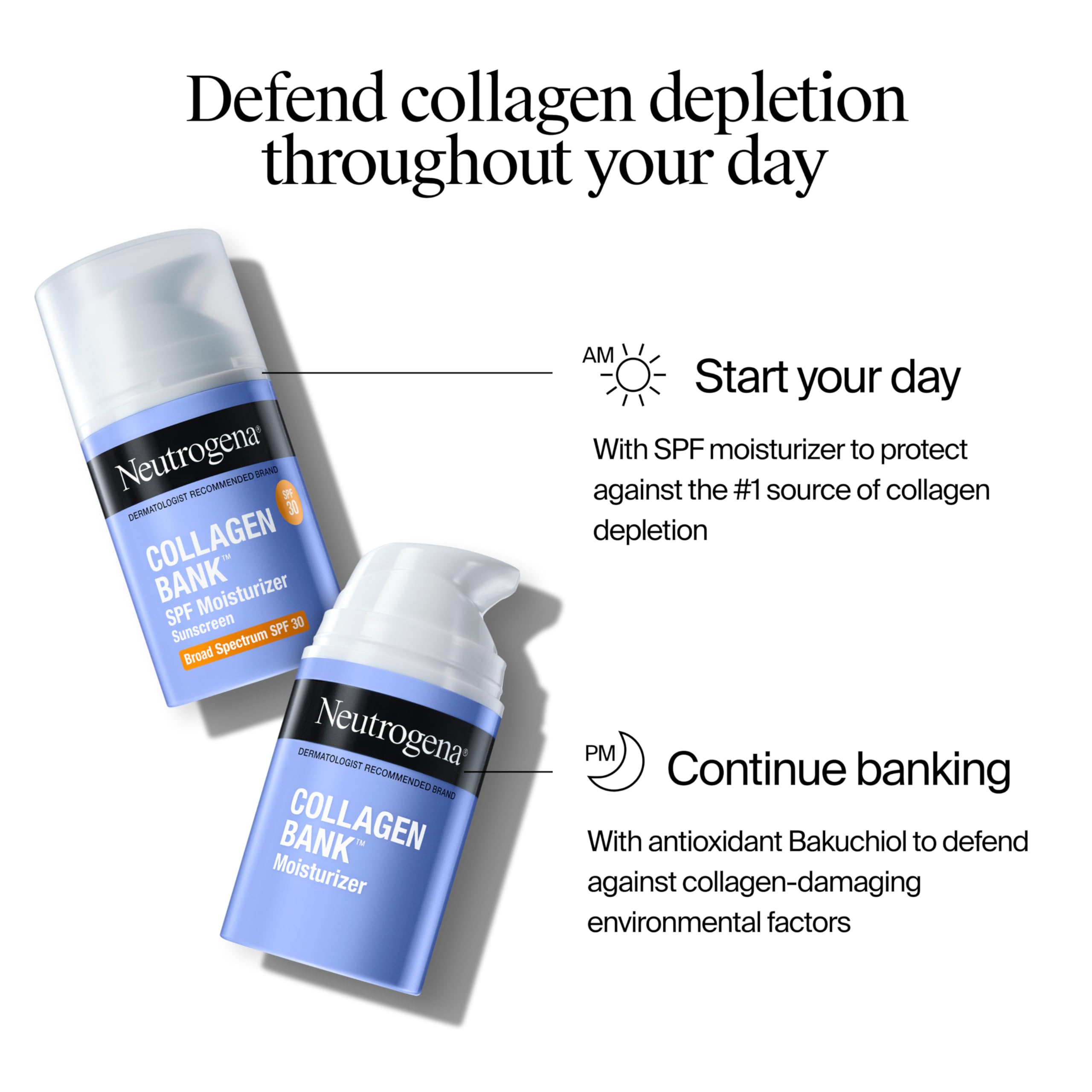 Neutrogena Collagen Bank Face Moisturizer SPF 30 with Micro-Peptide