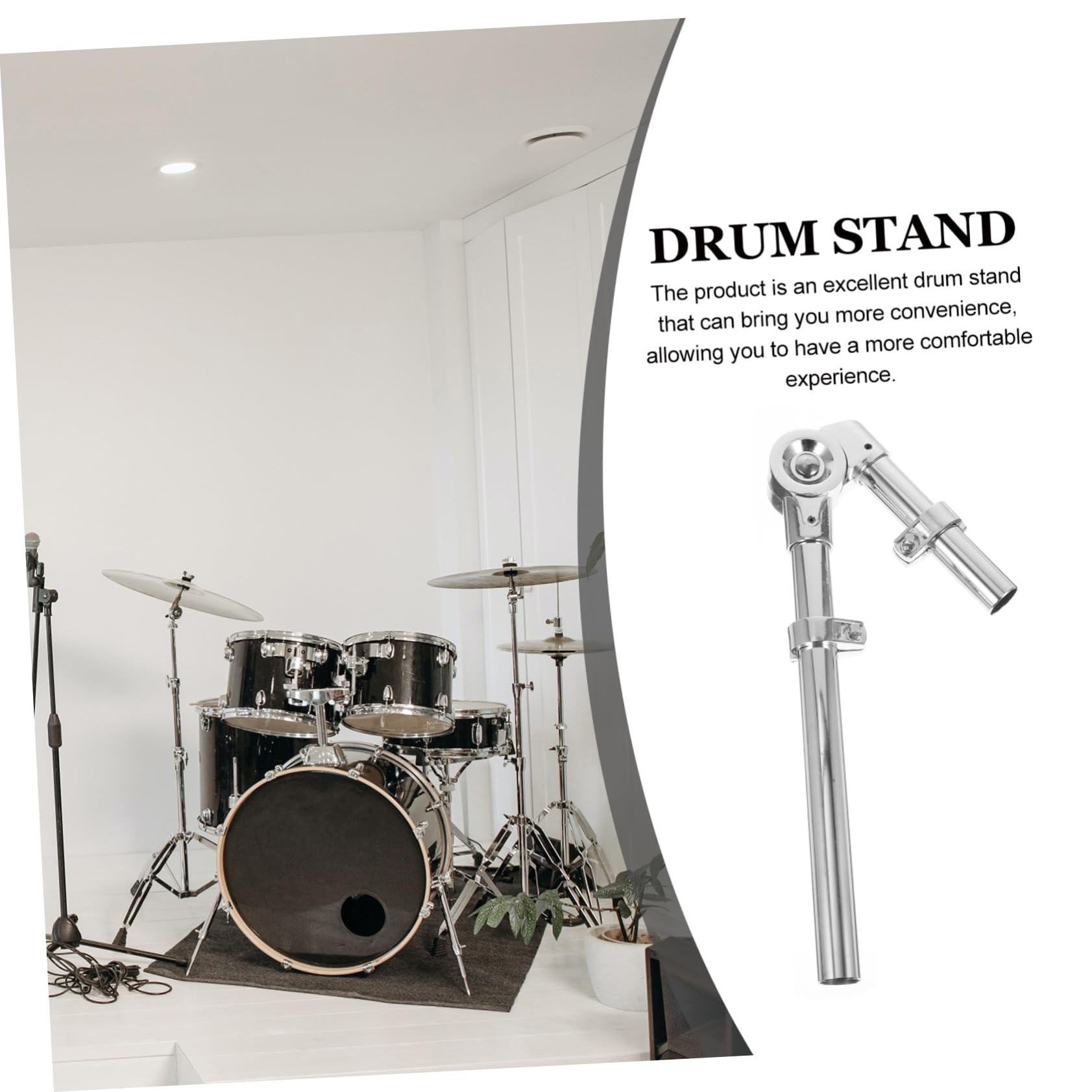 Abaodam Soporte para Colgar el Tambo Soporte de Batería Montaje Escenario para Percusión para Instrumento de Percusión