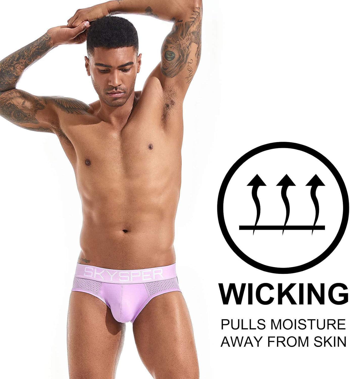 SKYSPER Jockstrap Athletic Supporters for Men Jock Strap Male Underwear Men's Thong Jockstrap Underwear - Image 2