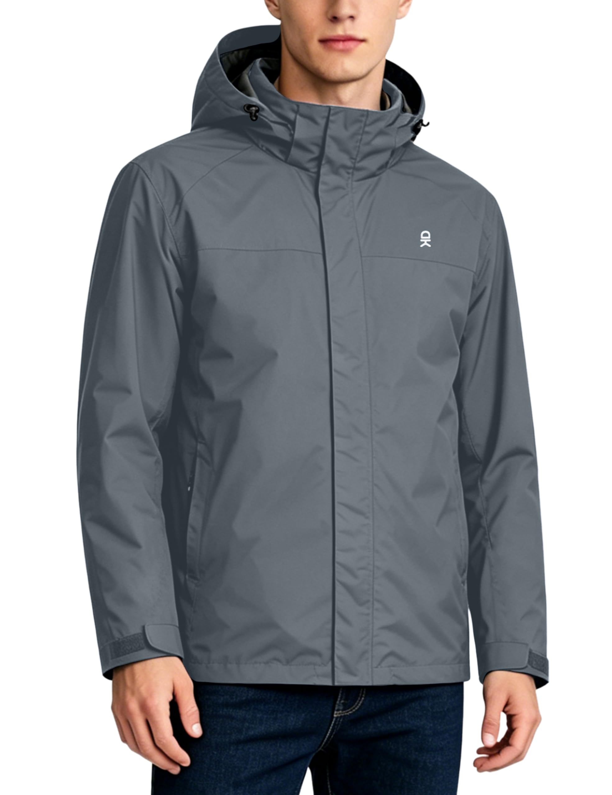 Little Donkey Andy Men's Waterproof Rain Jacket Outdoor Raincoat for Hiking